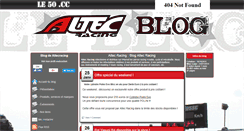 Desktop Screenshot of blog.altecracing.com
