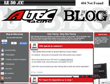 Tablet Screenshot of blog.altecracing.com